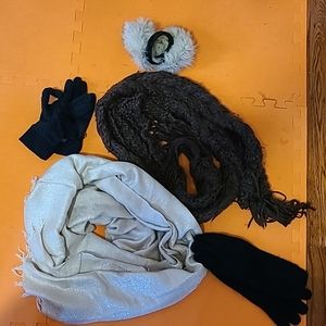 Scarf, glove bundle